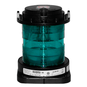 Aqua Signal Series 55 Commercial Navigation Light - All-round, Green
