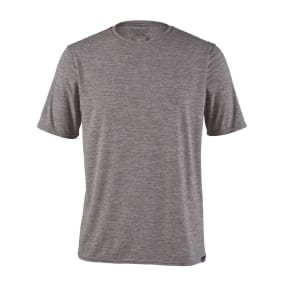 Feather Grey Front View of Patagonia Men's Capilene Cool Daily Shirt