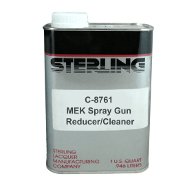 quart of Sterling C-8761 MEK Spray Gun Reducer/Cleaner
