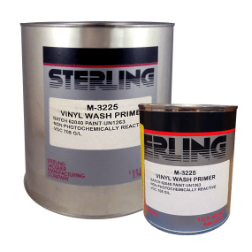 combo of Sterling M-3225 Yellow Vinyl Butyrate Chromate Wash Primer - Base