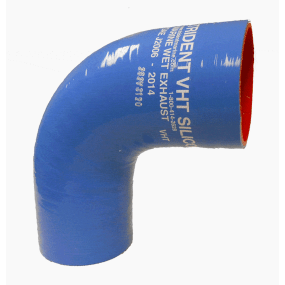Trident Marine Hose & Propane 292V Ser 90 Degree Very High Temp Reinforced Blue Silicone Exhaust Elbows