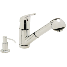 Pacifica- Pull-Out Galley Faucet w/Soap Dispenser