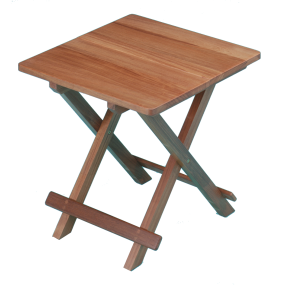 Solid Top Teak Fold-Away Table