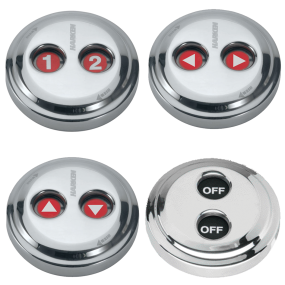 Digital Stainless Waterproof Switches - Dual-Function w/ Rotating Guard Top