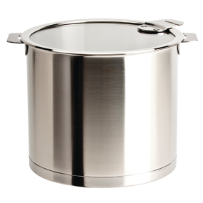Strate 7.5 Qt. Stockpot with Glass Lid