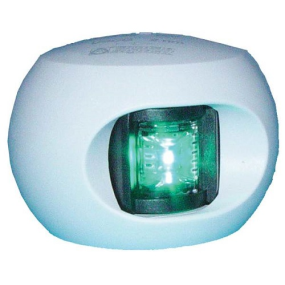 Aqua Signal Series 34 LED Navigation Lights - Starboard Side, White Housing
