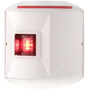 Series 44 LED Navigation Light - Port, White Housing