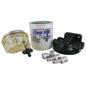 Moeller Clear Site Water Separating Fuel Filter - Outboard Engines, Aluminum Head