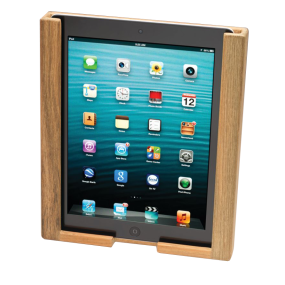 in use of Whitecap Industries Teak iPad Holder