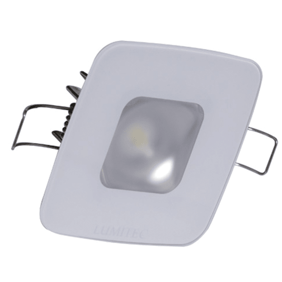 2-5/8" Square Mirage Recessed LED Down Light - "Glass" Finish, Spring Clip 1
