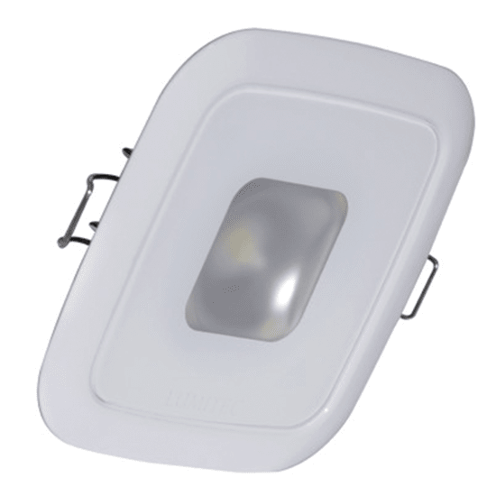 2-5/8" Square Mirage LED Recessed Down Light - White Finish, Spring Clips 1