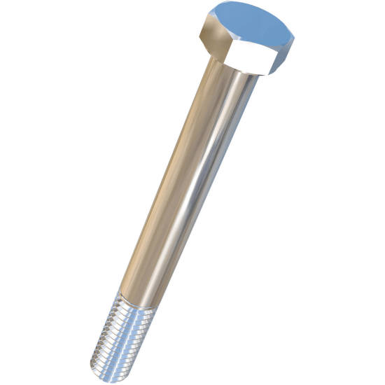 Bolt Hex Head Grade 5 Titanium (No Dimple) Allied Titanium