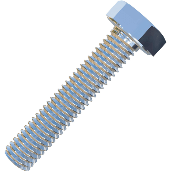 Bolt Fully Threaded Hex Head Grade 2 Titanium Metric Allied