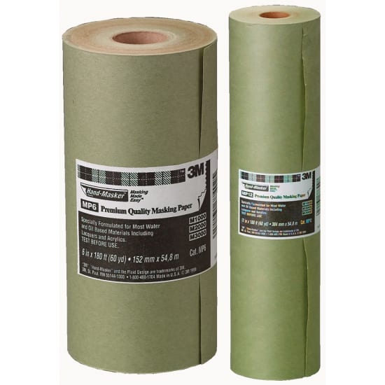 Hand Masker Utility Green Masking Paper 3M Discontinued Fisheries