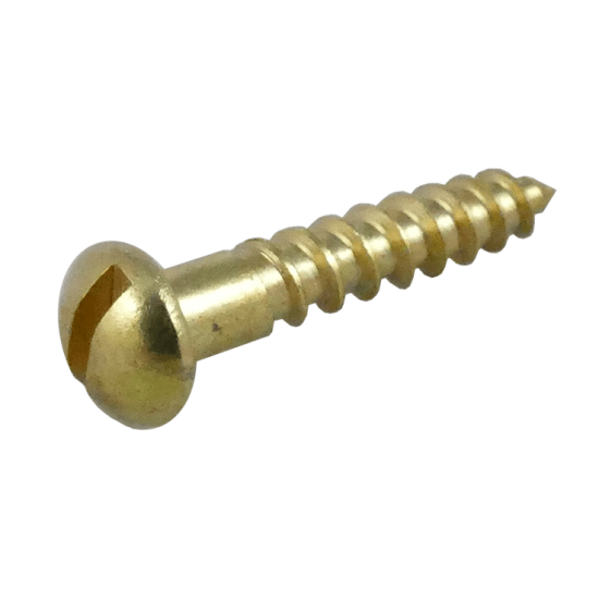 Wood Screw - Round Head - Slotted