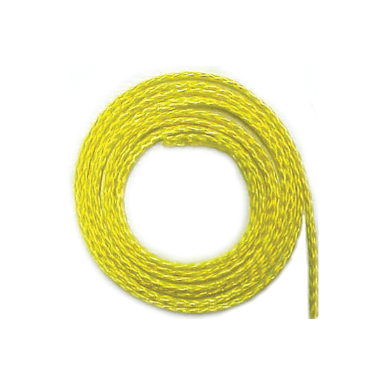 Yellow Hollow Braid Polypropylene Line