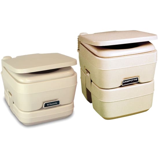 Dometic Sanitation Dometic 965 Portable Toilet 5.0 Gallon Parchment 