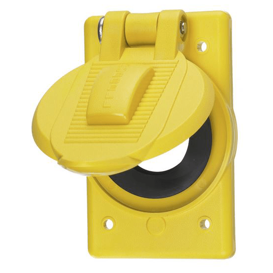 Weatherproof Lift Cover for Straight Blade Receptacles