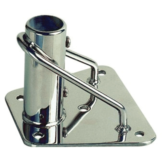 Lifeline Stanchion Base 0 Deg or 4 Deg Tilt