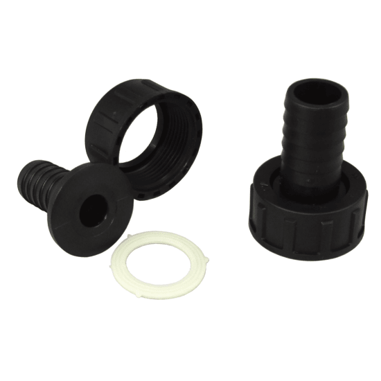 11/4" Sink Drain Adapter Hose Barb Scandvik Fisheries Supply