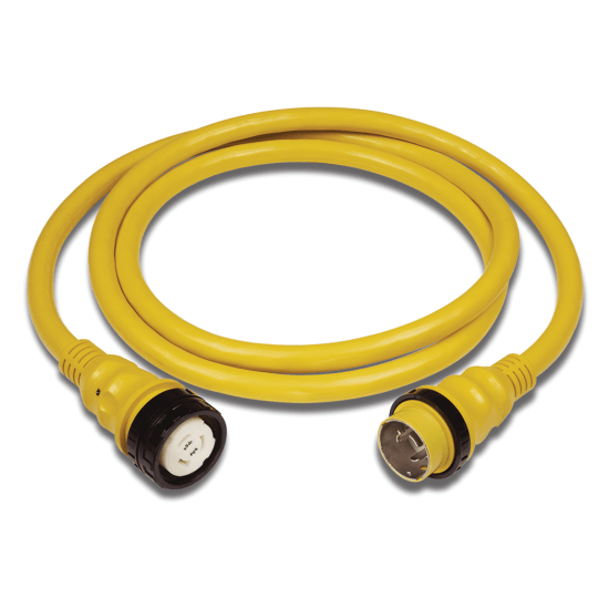 50 Amp 125V Power Cord Plus Cordsets - Yellow 1