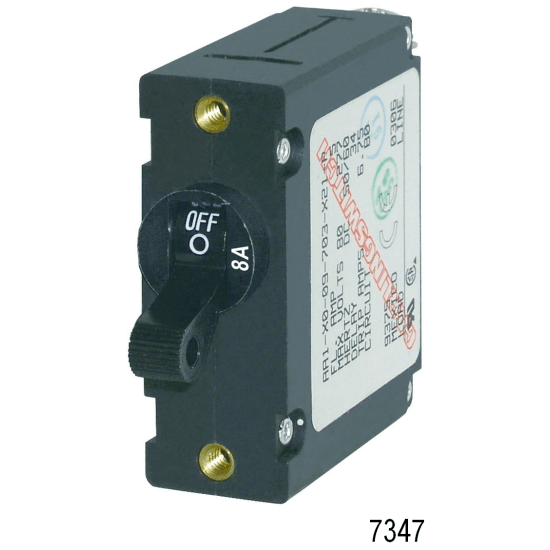 AC/DC AA1 Single Pole Circuit Breakers - Black Toggle - Blue Sea ...