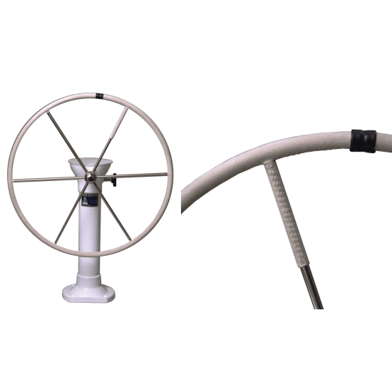 Leather Steering Wheel Cover Boat Leather Fisheries Supply