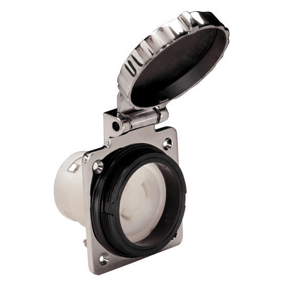 Marinco 303SSO 30A Easy Lock Dockside Shore Power Outlet Fisheries