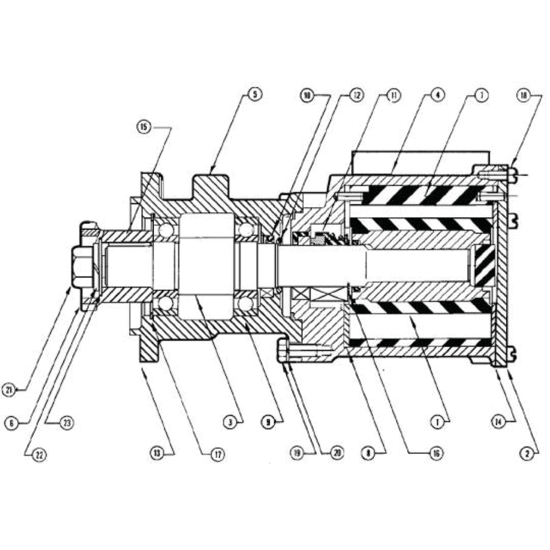 17360 Model Pump Replacement Parts Jabsco Fisheries Supply