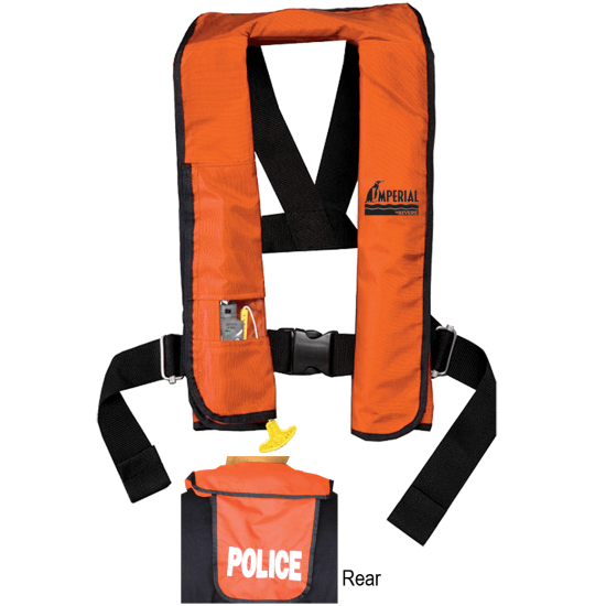 Imperial Commercial Inflatable PFD Automatic with Agency ID Back Flap