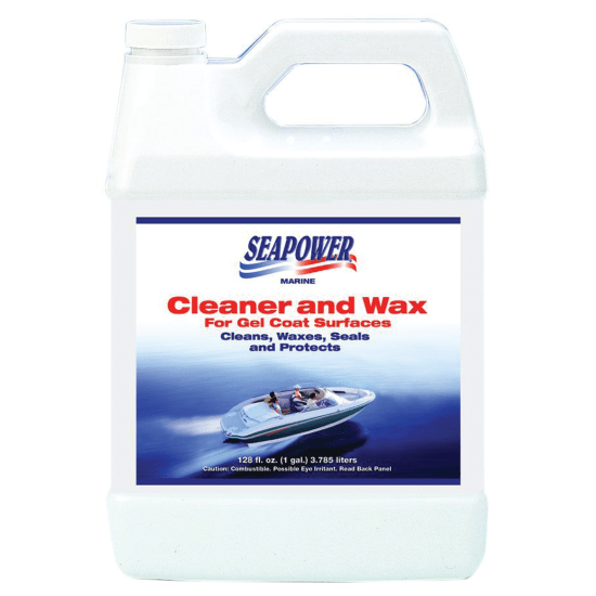 One-Step Fiberglass Cleaner With Carnauba Wax - Seapower Marine