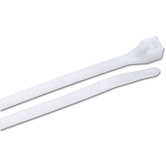 CABLE TIE, 11IN NATURAL 100PC