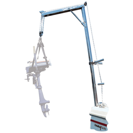 Garhauer Marine Motor Lift with 34Inch Arm Fisheries Supply