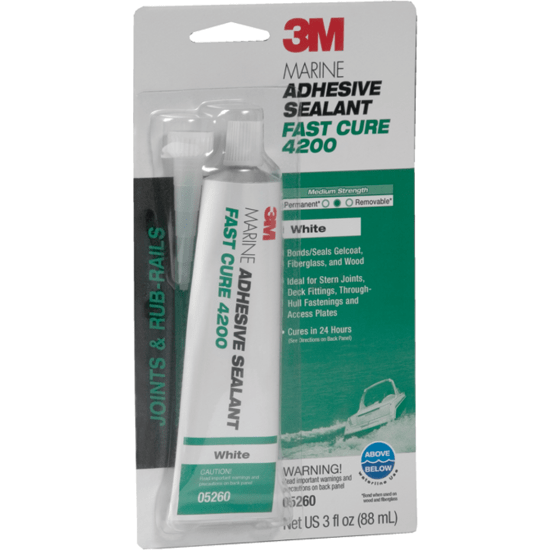 Marine Adhesive Sealant 4200 Fast Cure 3M Fisheries Supply