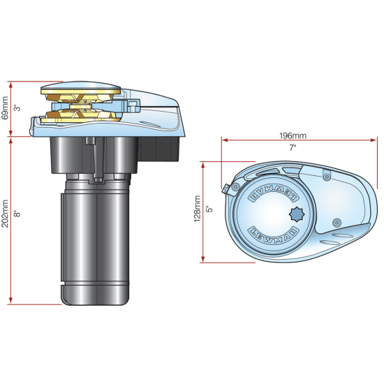 Lewmar V700 Vertical Anchor Windlass Fisheries Supply