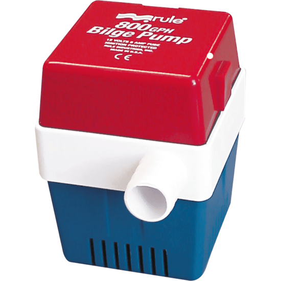12V 800GPH SQR BILGE PUMP