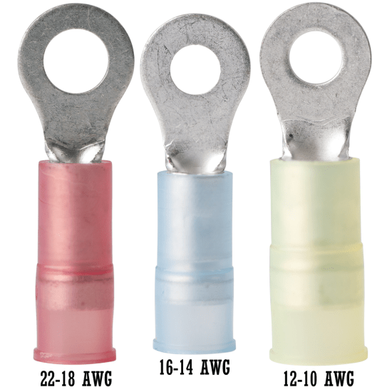 Ring Terminals 2218, 1614 & 1210 Ancor Fisheries Supply