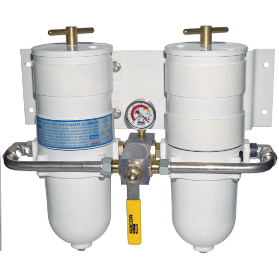 UL Dual Manifold 900 Series Turbine Diesel Filter with All Metal Bowl