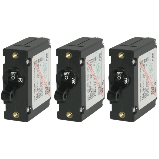 Blue Sea Circuit Breaker AA1 - 20A Sicherungsautomat In Schwarz