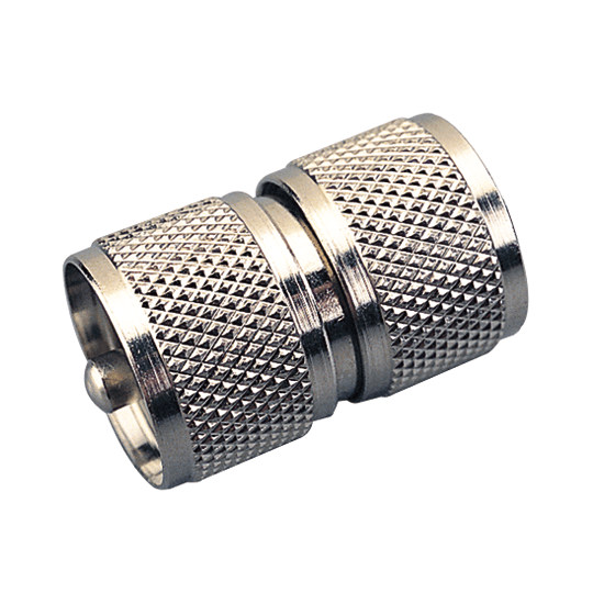 Double Male Coaxial Cable Adapter