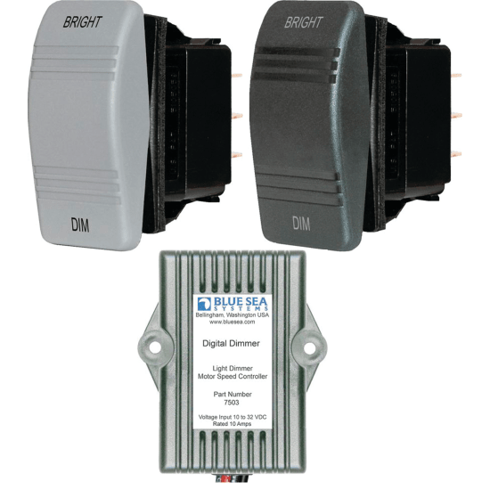 Digital Light Dimmer Switches Blue Sea Systems Fisheries Supply