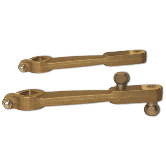 Square Shaft Hole Bronze Tiller Arm Buck Algonquin Fisheries Supply