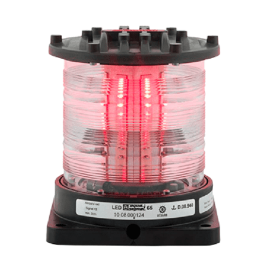 Aqua Signal Series 65 Nav Signalling, Red, AC/AC Fisheries Supply