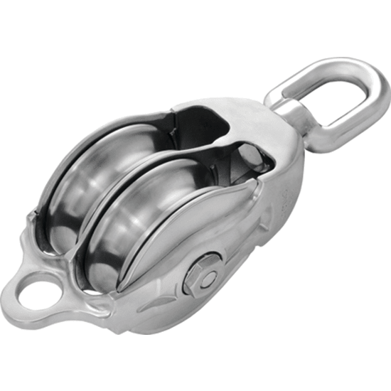 main of Asano Metal Industry 125 mm AK Double Block Type 3-A - with Becket & Swivel Eye