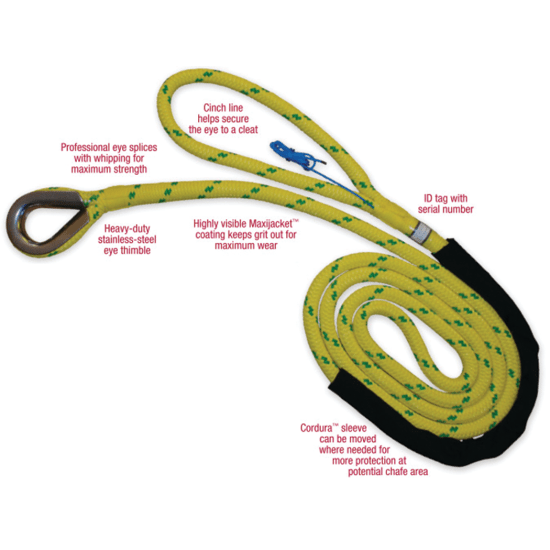 Diagram of Bainbridge International Maxi-Moor II Mooring Pendants