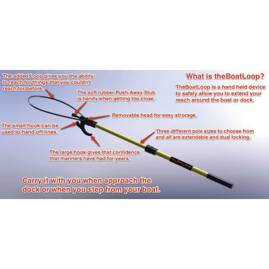 Extendable Boat Loop Docking Pole