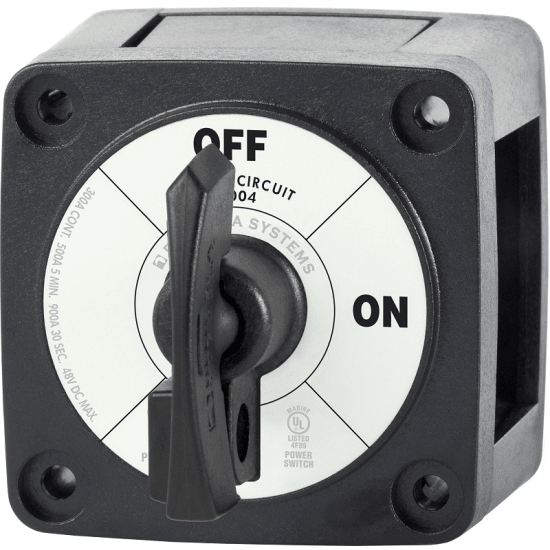 Blue Sea Systems 6006 300A mSeries Mini Battery Switch with Knob Fisheries Supply