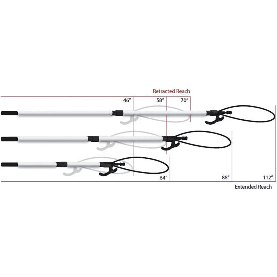 Extendable Boat Loop Docking Pole