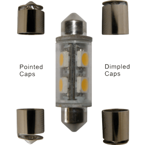 39 44 mm LED Festoon Navigation Bulb