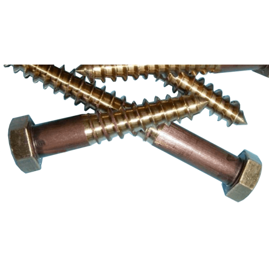 Lag Screws Bronze Fasco Fastener No Longer Available Fisheries Supply